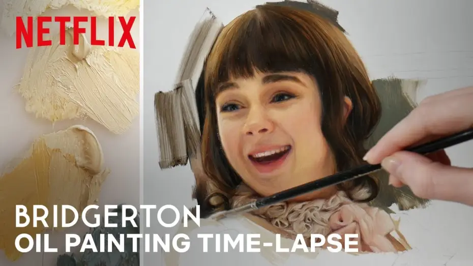 Видео к сериалу Бриджертоны — Eloise Bridgerton Oil Painting by Daria Callie | Netflix