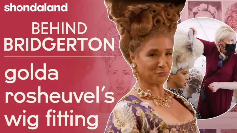 Видео к сериалу Бриджертоны — Behind Bridgerton Outtake: Golda Rosheuvel's Wig Fitting | Shondaland