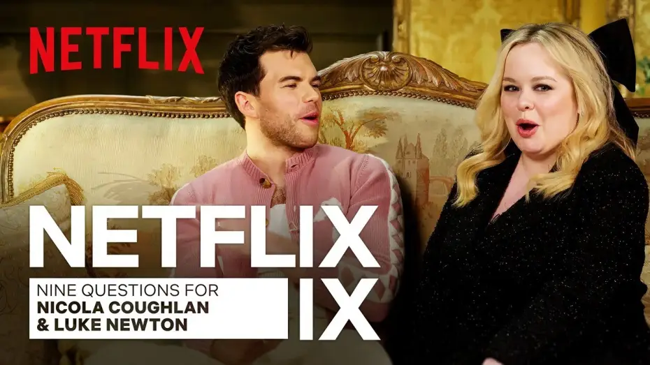 Видео к сериалу Бриджертоны — Nicola Coughlan & Luke Newton on Funny Set Moments, First Kisses, and Being Besties | Netflix