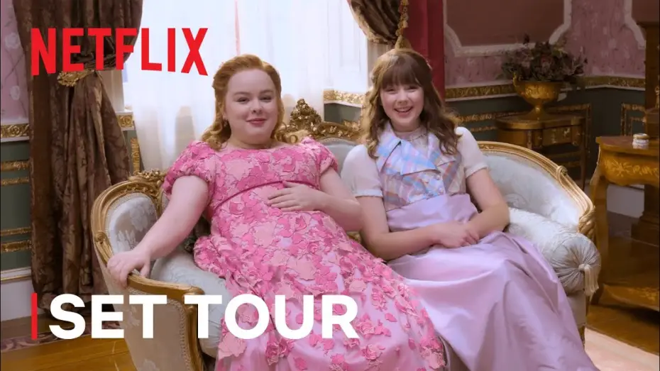 Видео к сериалу Бриджертоны — Season 2 | A Sneak Peek Tour With Nicola Coughlan and Claudia Jessie