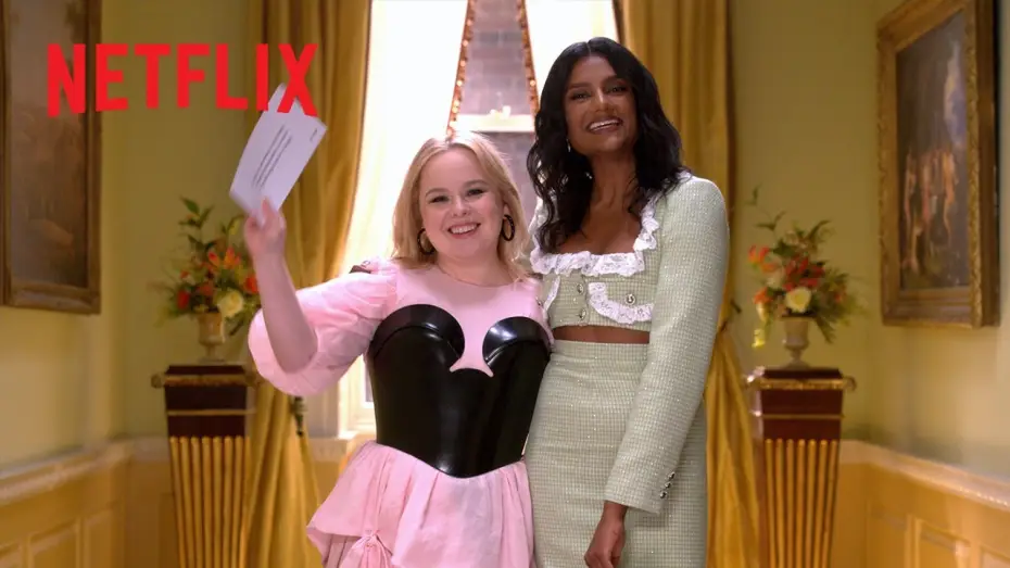 Видео к сериалу Бриджертоны — Simone Ashley Passes the Torch to Nicola Coughlan