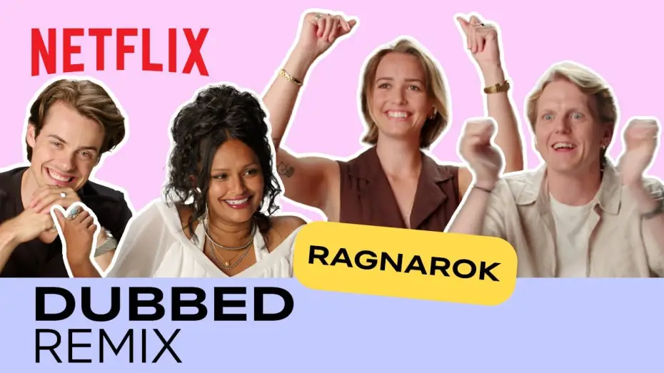 Видео к сериалу Рагнарёк — The cast of Ragnarok guess which character is dubbed over [English Subtitles]