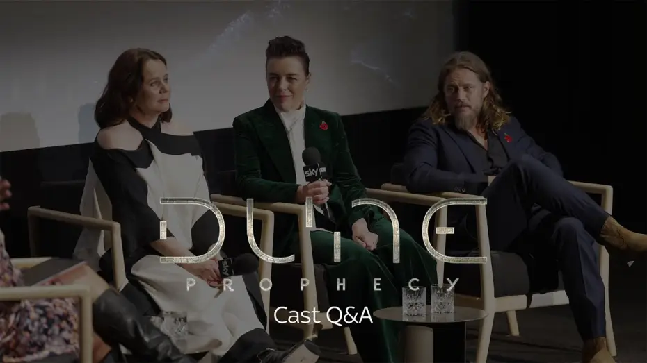 Видео к сериалу Дюна: Пророчество — Emily Watson, Olivia Williams & Travis Fimmel Tease Dune: Prophecy | Q&A At The Dune Premiere