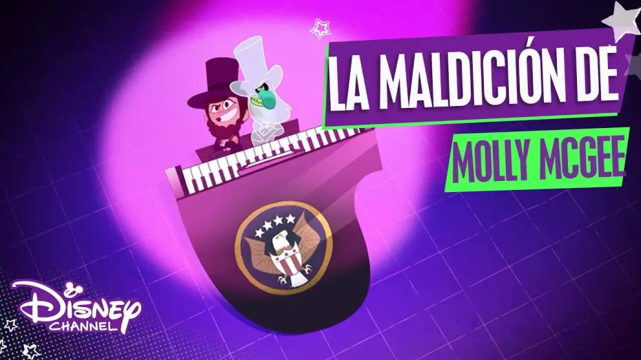 Видео к сериалу Призрак и Молли Макги — La Maldición de Molly McGee: Abraham Lincoln | Disney Channel Oficial