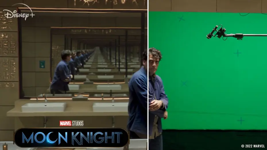 Видео к сериалу Лунный рыцарь — How Oscar Isaac Plays Marc & Steven! | Behind The Scenes of Marvel Studios’ Moon Knight