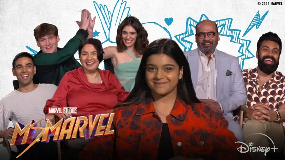 Видео к сериалу Мисс Марвел — Who's the Funniest on the Ms. Marvel Set? | Ask Marvel
