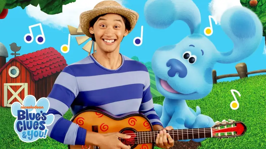 Видео к сериалу Синие подсказки и ты! — Blue's Clues & You 🐾 Old McDonald Nursery Rhymes w/ Josh & Blue | NEW SERIES | Nick Jr.