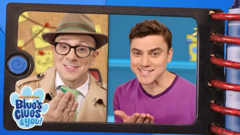 Видео к сериалу Синие подсказки и ты! — Blue’s Clues & You! 🐶 Steve & Joe’s Guest Appearance! | Nick Jr.