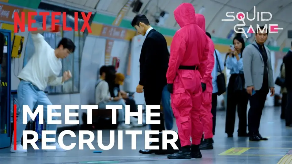 Видео к сериалу Игра в кальмара — The Recruiter Appears in Seoul and Busan - Season 2 [ENG SUB]