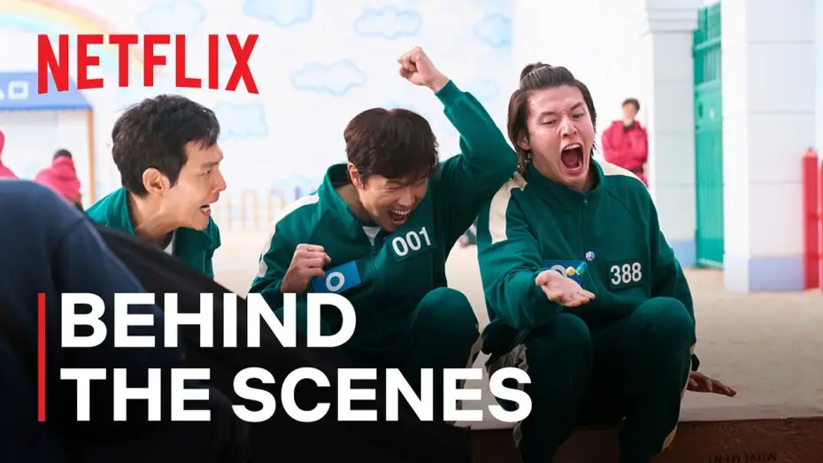 Видео к сериалу Игра в кальмара — Season 2 - Filming The Games [Subtitled]