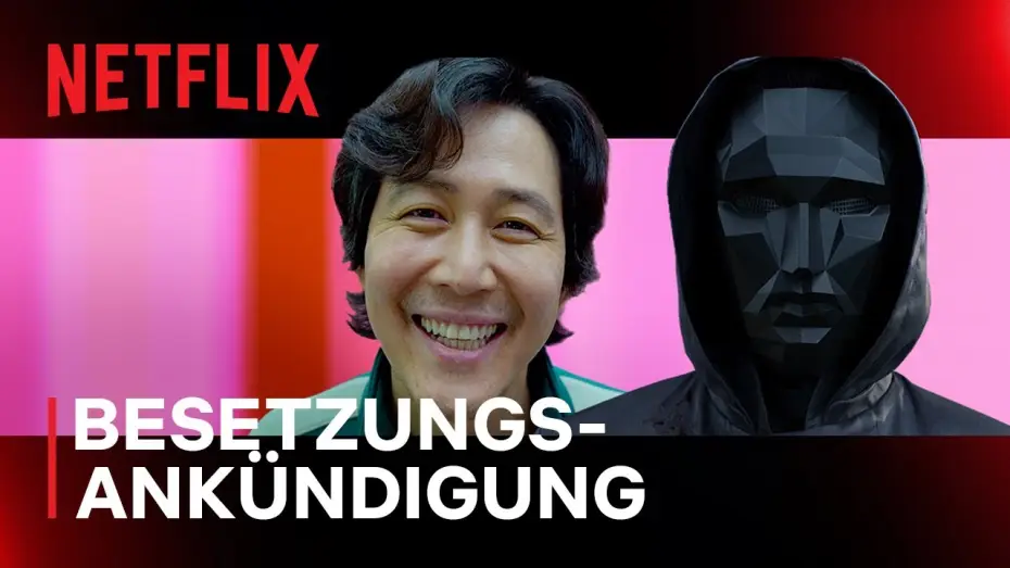Видео к сериалу Игра в кальмара — Ankündigung: Besetzung [OmU]