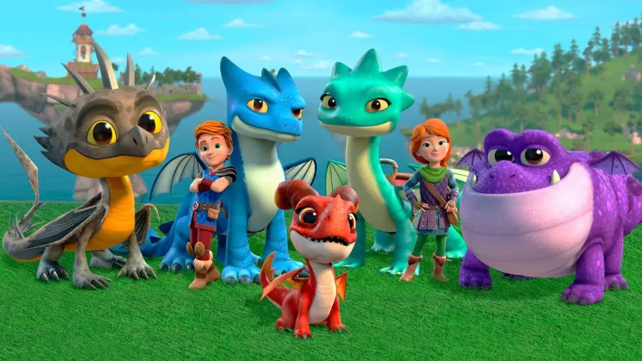 Видео к сериалу Драконы: Спасатели — Dragones Al Rescate (Trailer español)