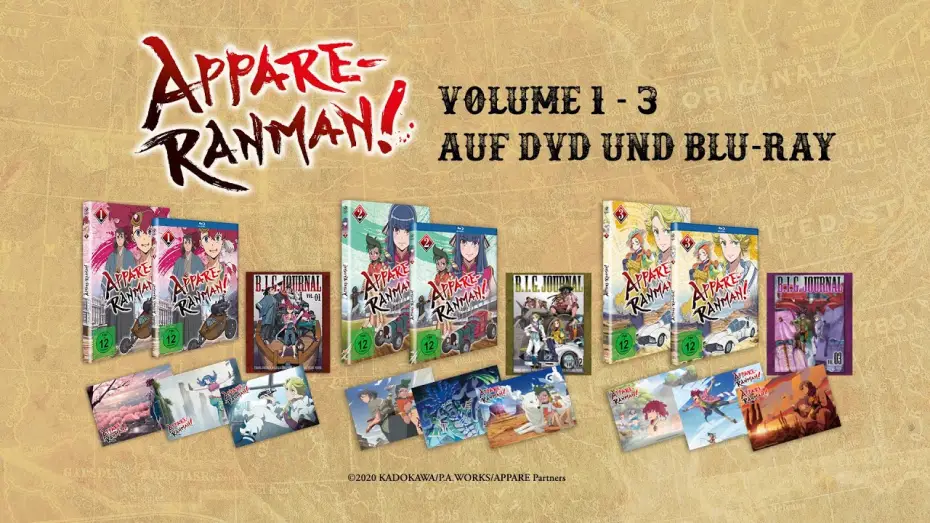 Видео к сериалу Небо в цвету! — Appare-Ranman! - Volume 1-3 - Trailer [HD] Deutsch / German