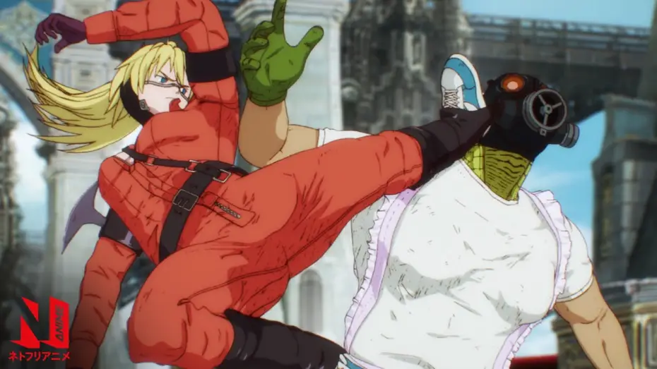Видео к сериалу Дорохедоро — Multi-Audio Clip: Caiman and Nikaido's Epic Fight