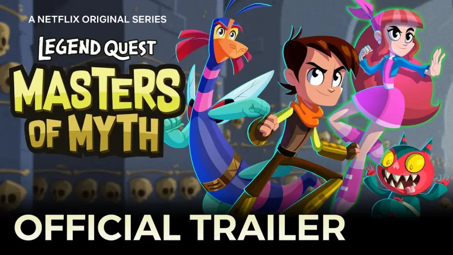 Видео к сериалу В поисках легенд: Повелители мифов — Legend Quest: Masters of Myth | TRAILER | New wild adventures on October 5th, only on Netflix!