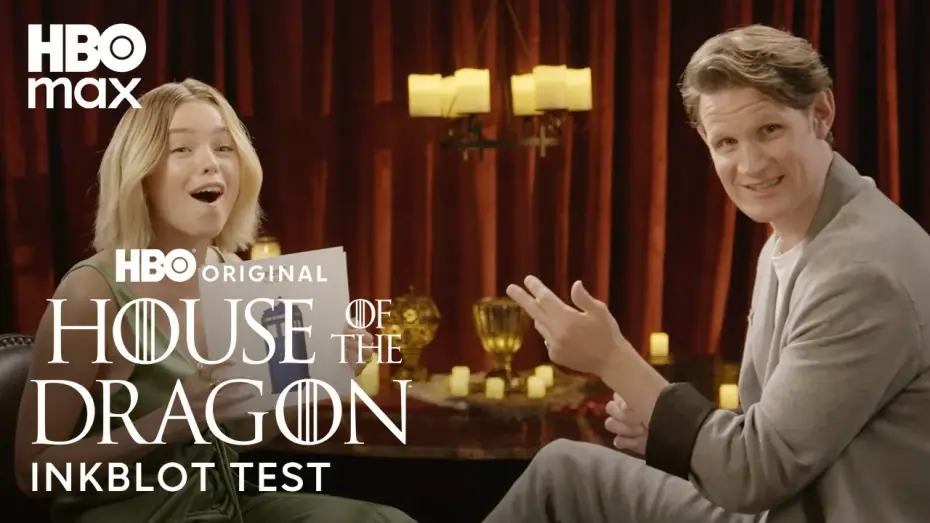 Видео к сериалу Дом Дракона — Matt Smith & Milly Alcock Try Taking An Inkblot Test