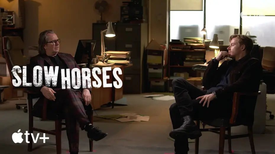 Видео к сериалу Медленные лошади — A Conversation with Gary Oldman and Jack Lowden