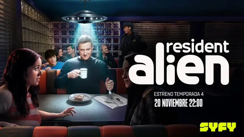 Видео к сериалу Засланец из космоса — Resident Alien | T4 | SYFY y bajo demanda en Universal+