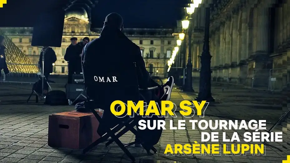 Видео к сериалу Люпен — Omar Sy sur le tournage de la série Arsène Lupin