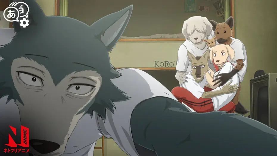 Видео к сериалу Выдающиеся звери — Legoshi Hears Tem's Ghost? | BEASTARS | Multi-Audio Clip | Netflix Anime