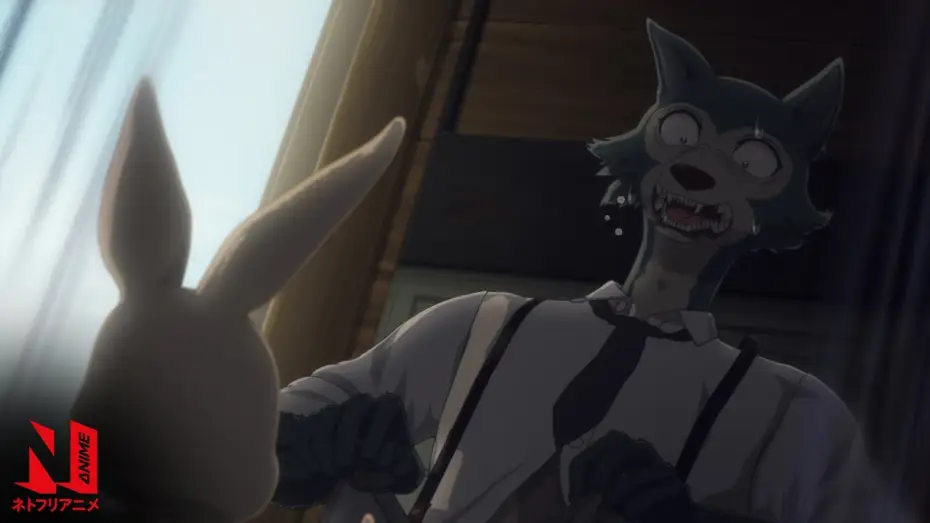 Видео к сериалу Выдающиеся звери — BEASTARS | Clip: An Awkward NSFW Encounter | Netflix Anime