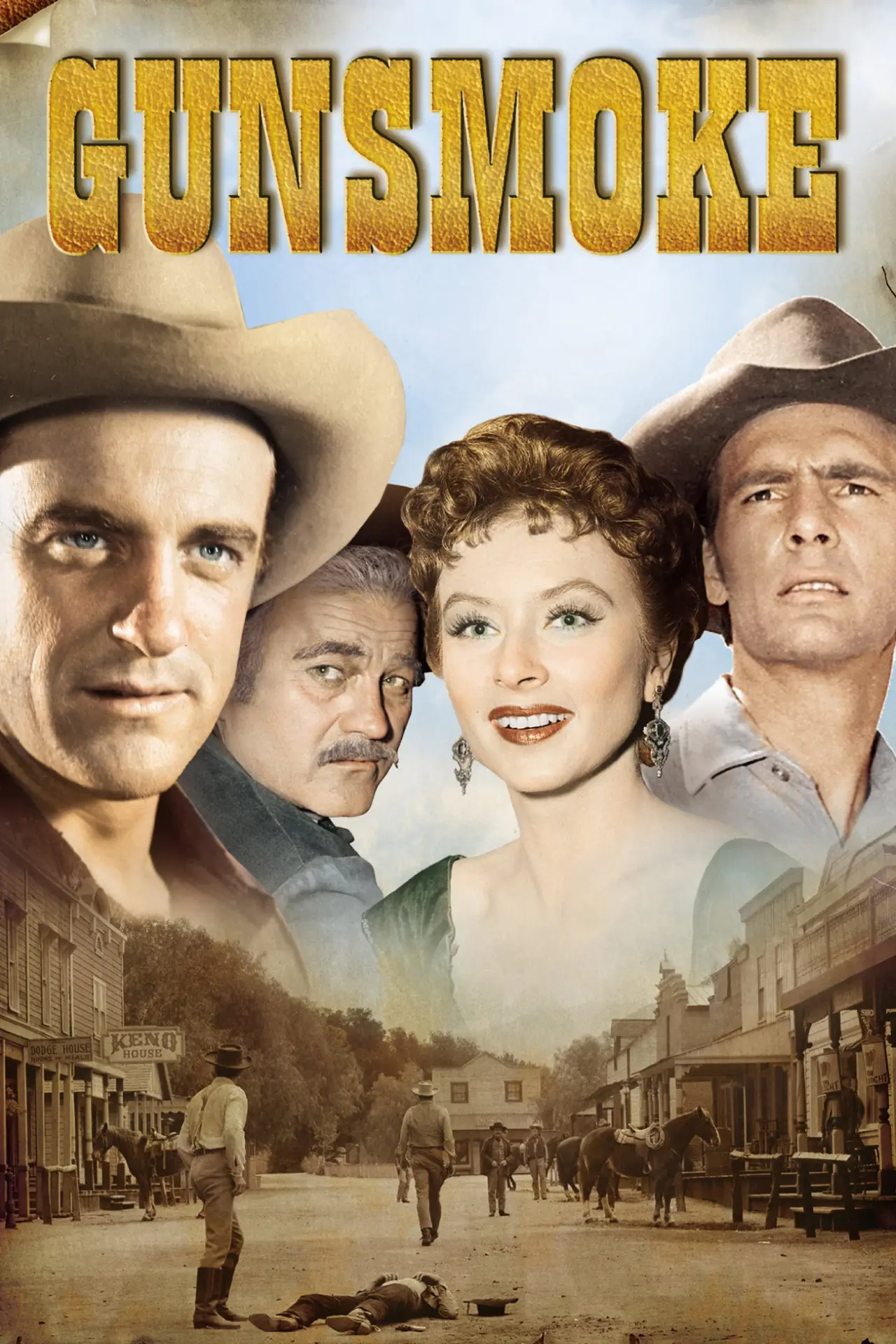 Постер к сериалу "Дымок из ствола"