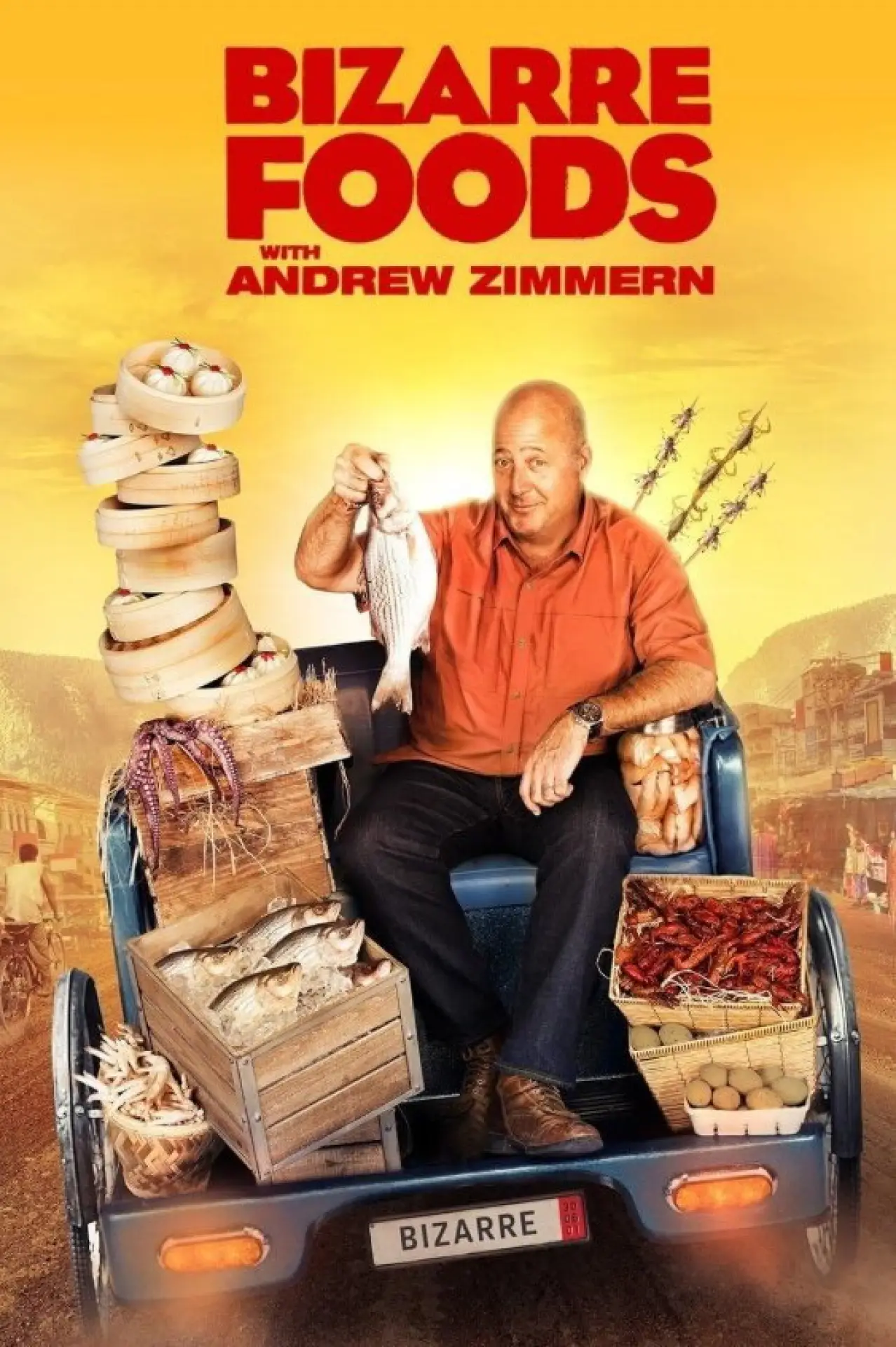 Постер к сериалу "Bizarre Foods with Andrew Zimmern"
