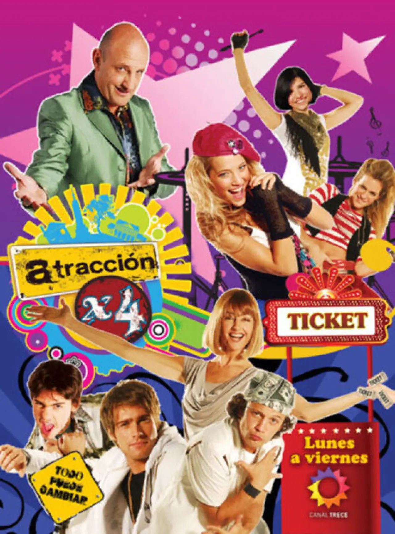 Постер к сериалу "Atracción x4"