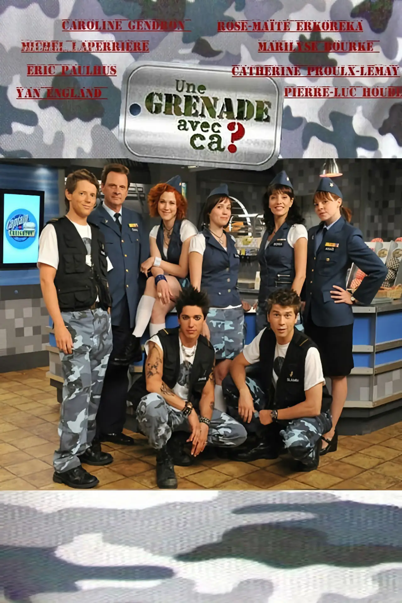 Постер к сериалу "Une grenade avec ça?"