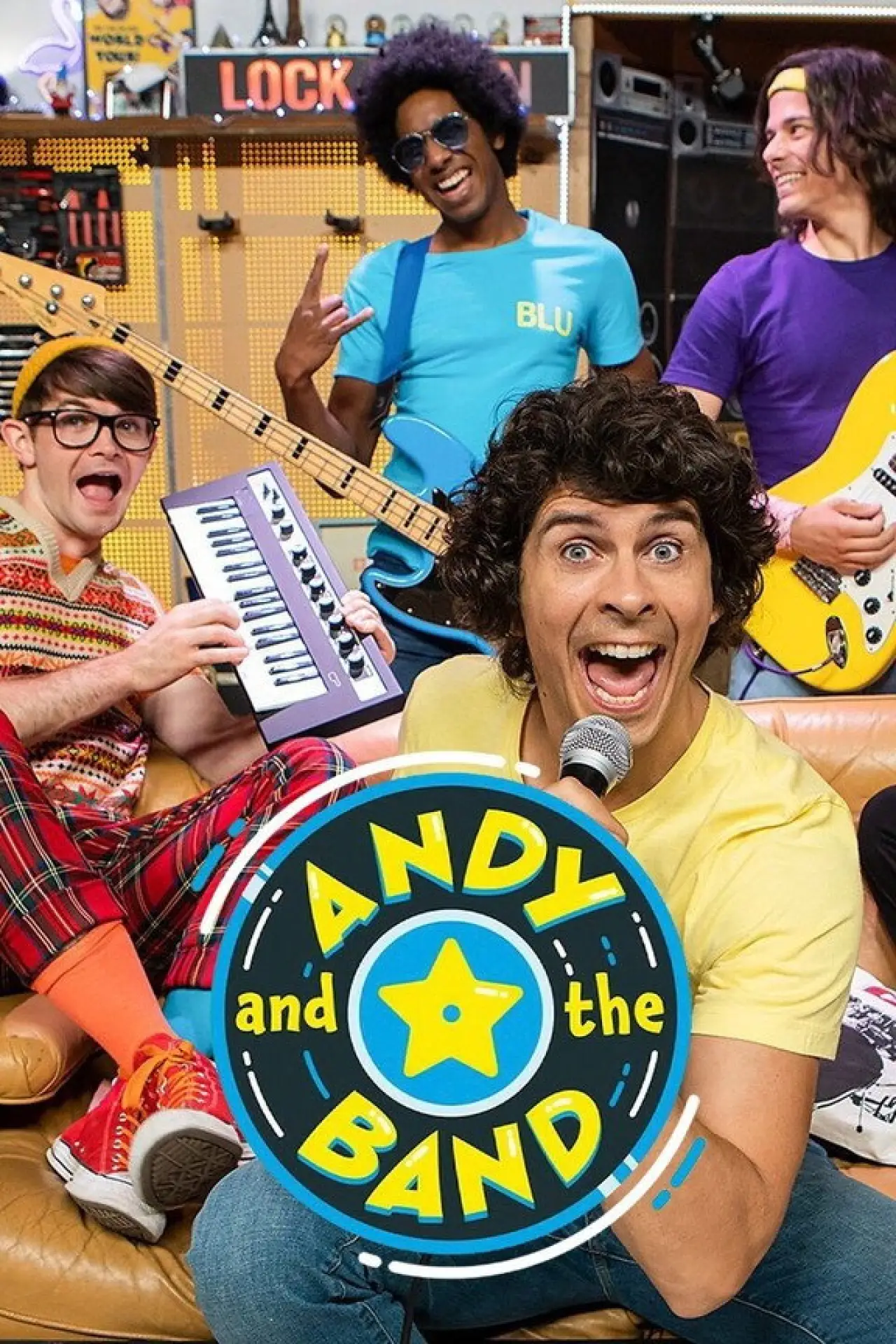 Постер к сериалу "Andy And The Band"