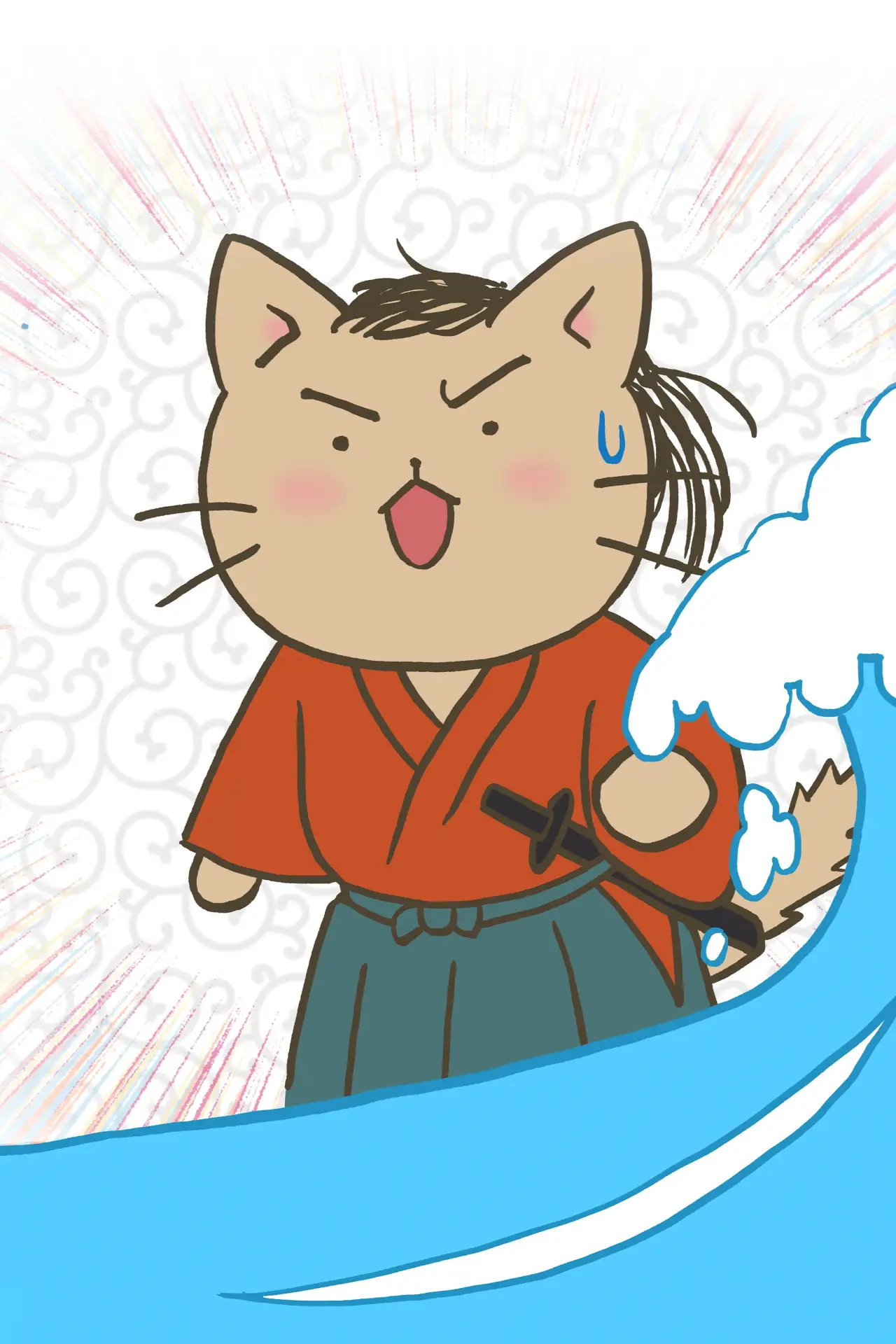 Постер к сериалу "ねこねこ日本史"