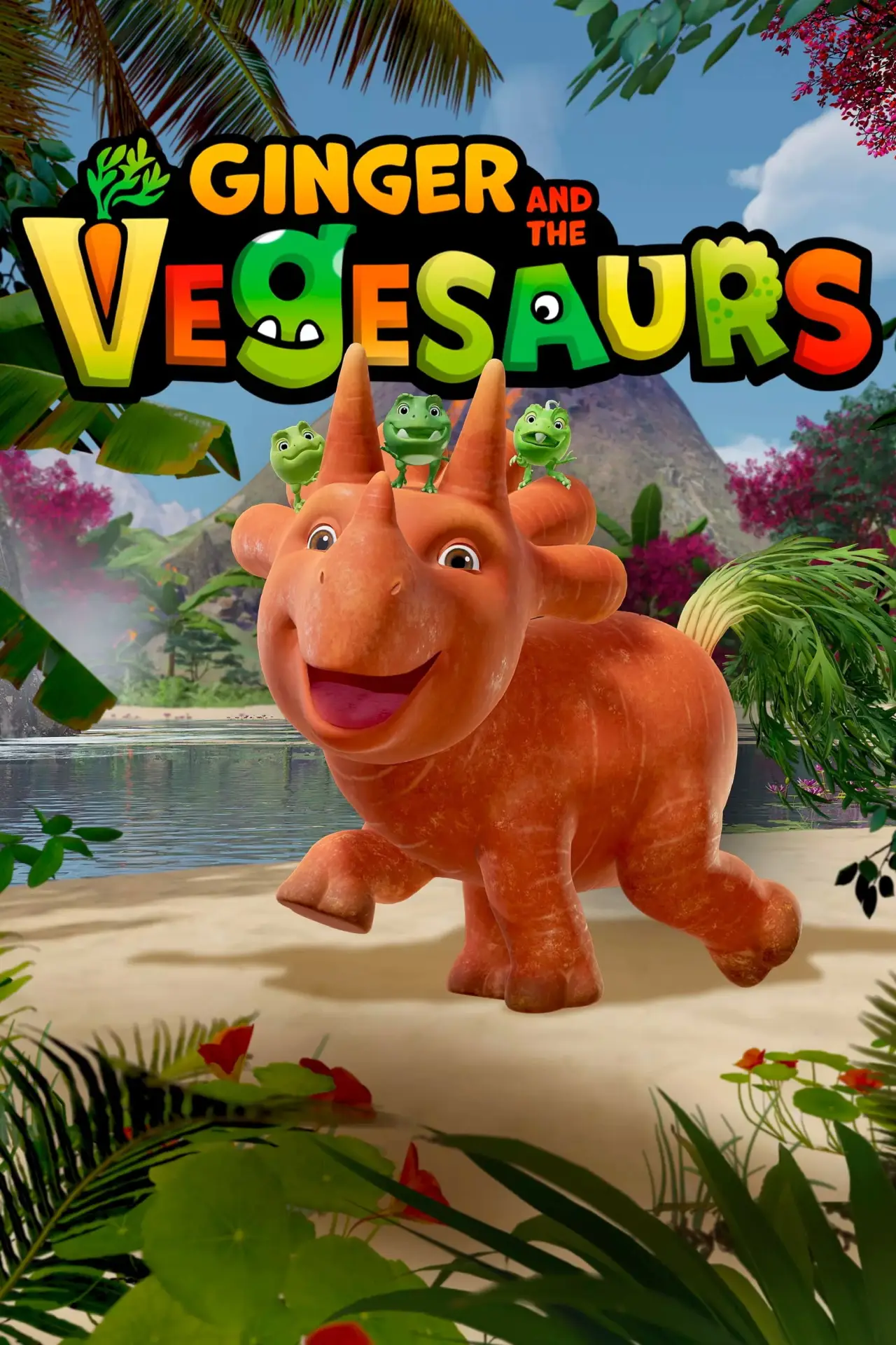 Постер к сериалу "Ginger and the Vegesaurs"