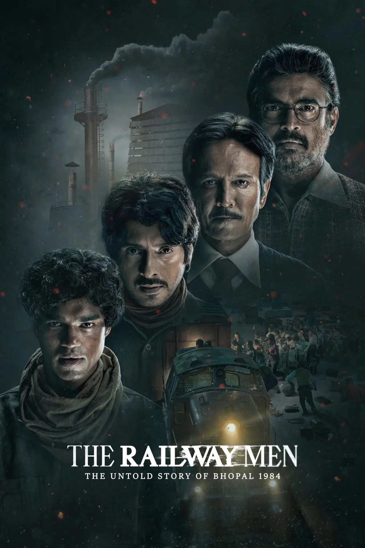 Постер к сериалу "Железнодорожники: катастрофа в Бхопале"