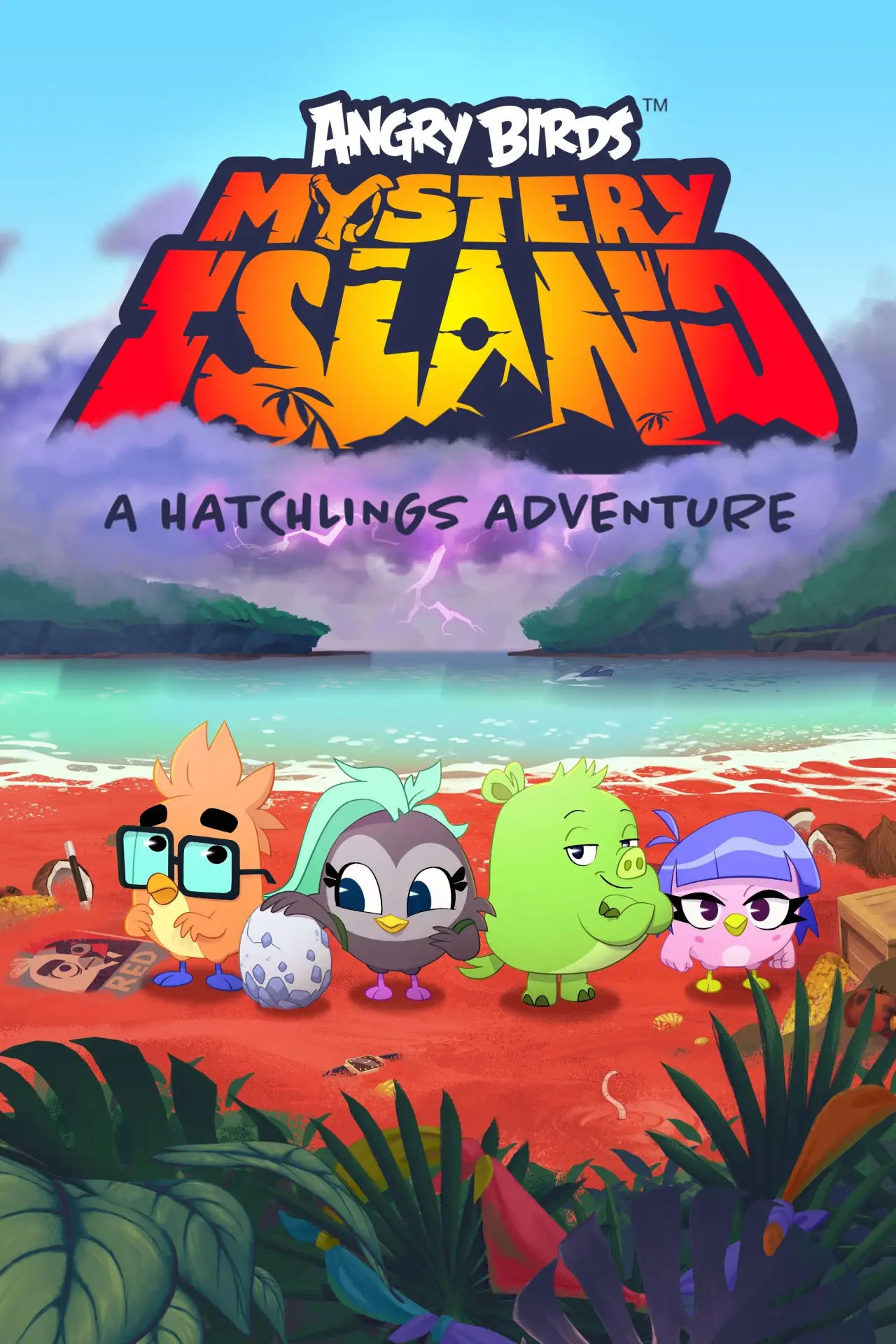 Постер к сериалу "Angry Birds: Остров тайн"