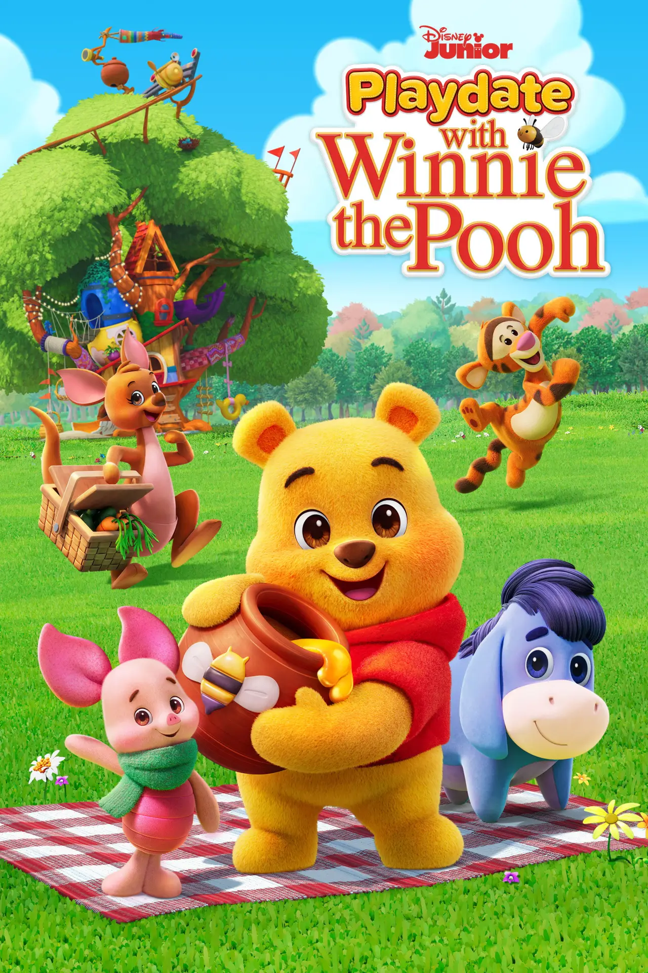 Постер к сериалу "Игры с Винни-Пухом"