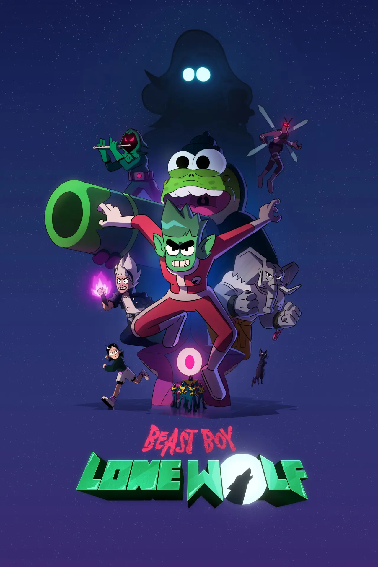 Постер к сериалу "Beast Boy: Lone Wolf"