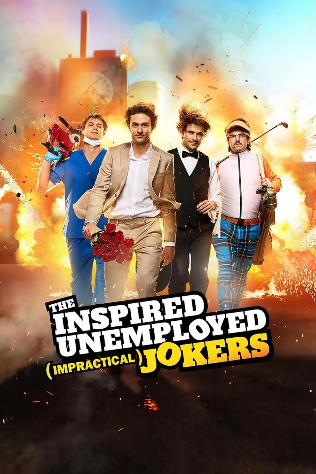 Постер к сериалу "The Inspired Unemployed (Impractical) Jokers"