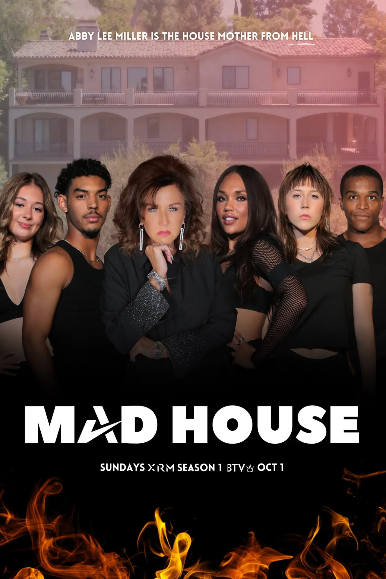 Постер к сериалу "Mad House"