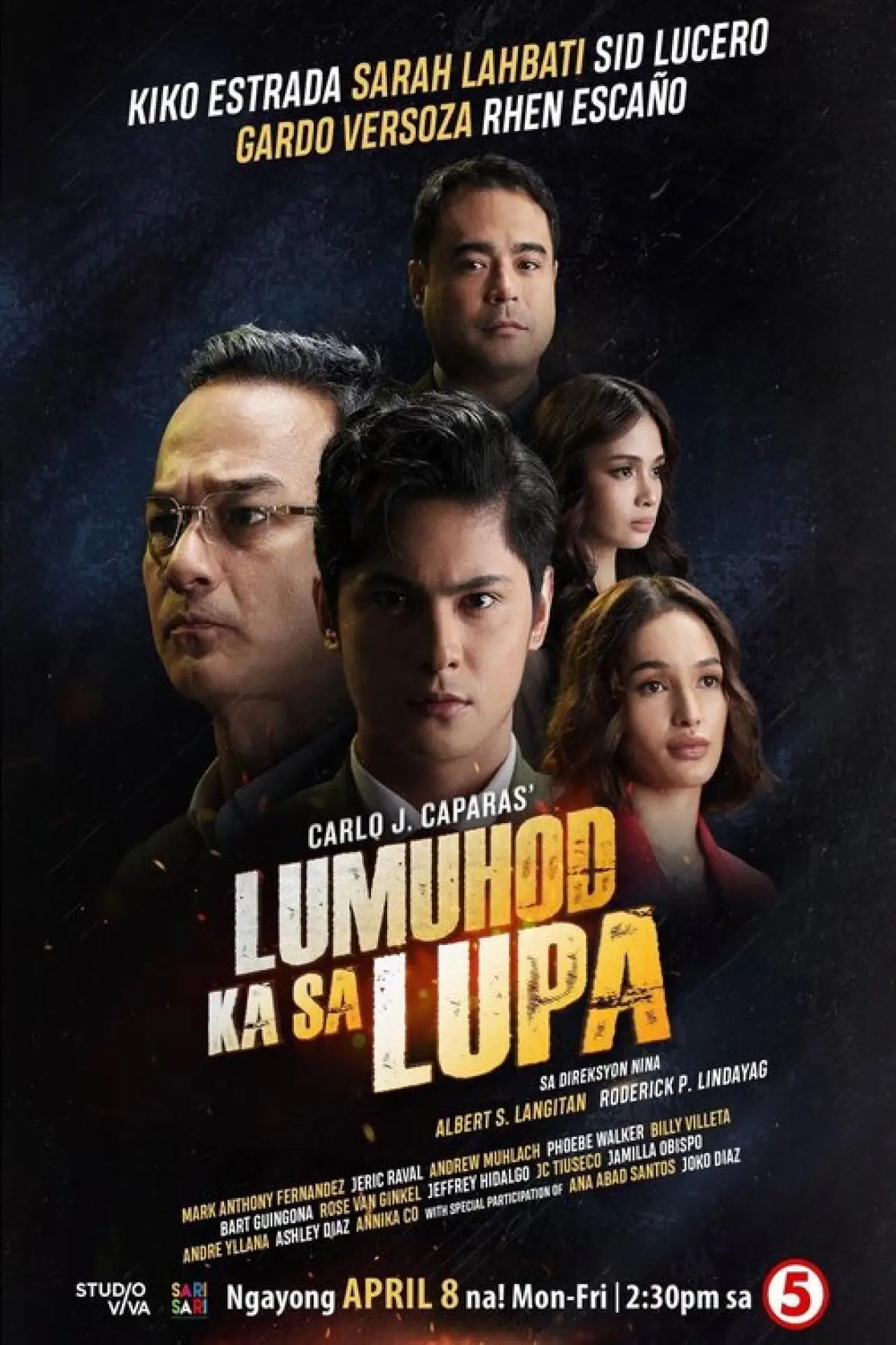 Постер к сериалу "Lumuhod Ka Sa Lupa"