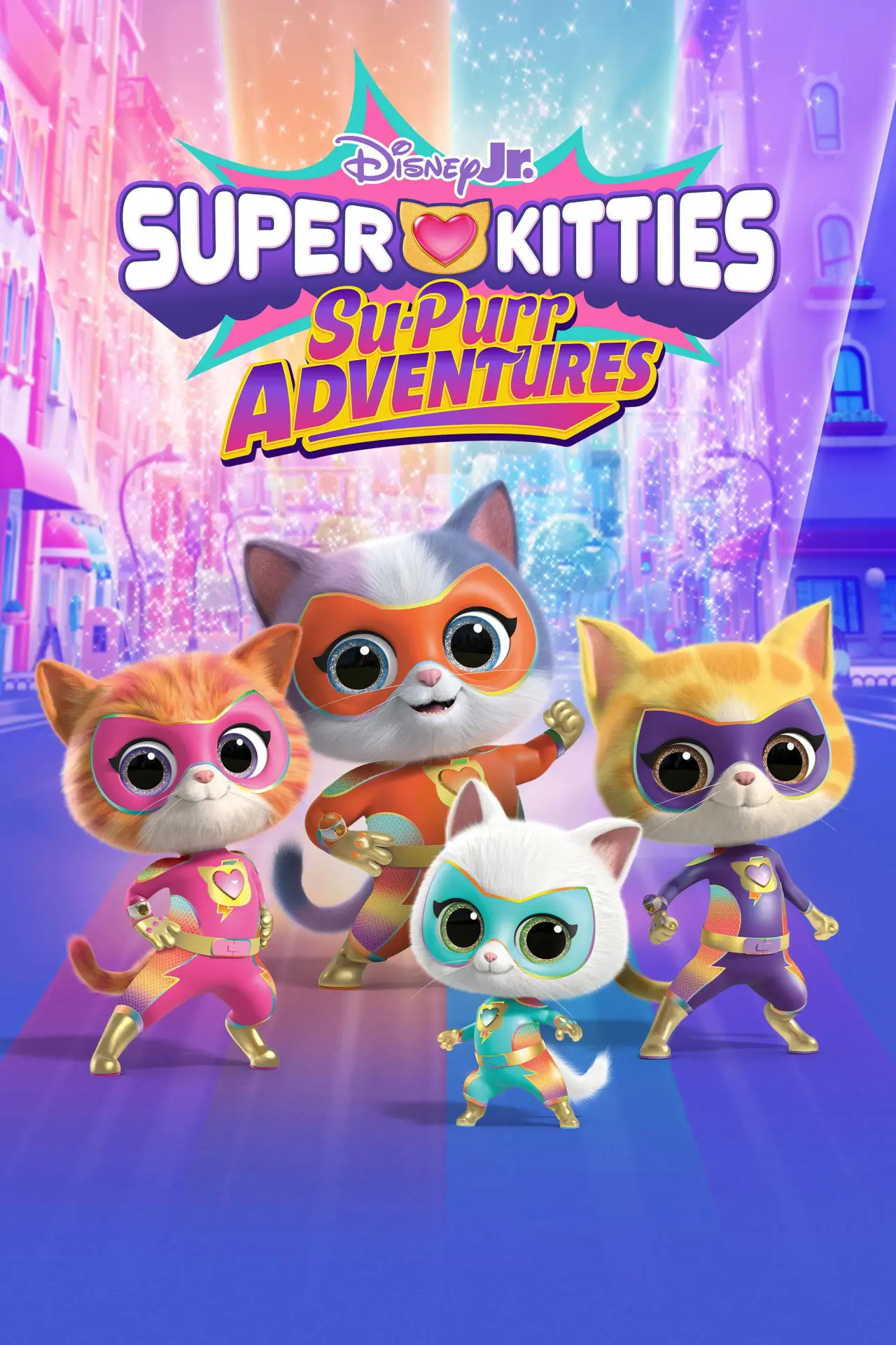 Постер к сериалу "SuperKitties: Su-Purr Adventures (Shorts)"