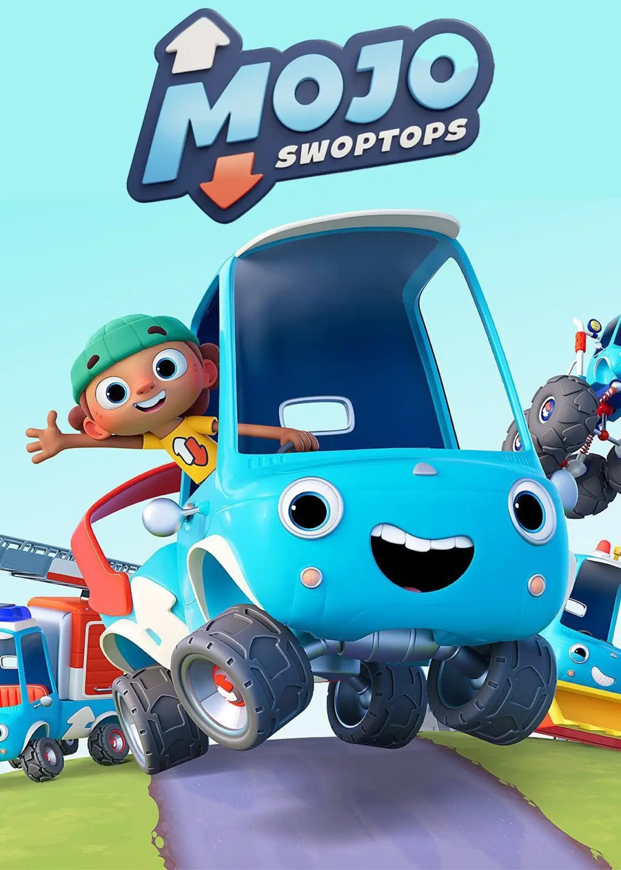 Постер к сериалу "Mojo Swoptops"