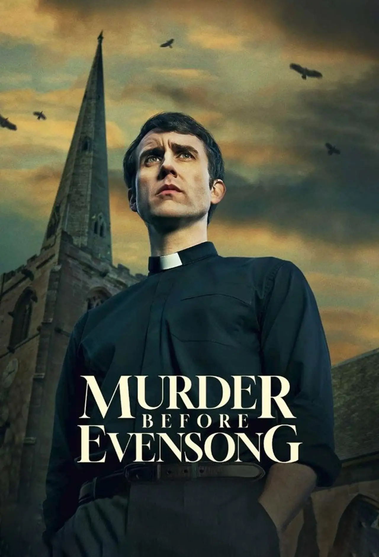 Постер к сериалу "Убийство перед вечерней"