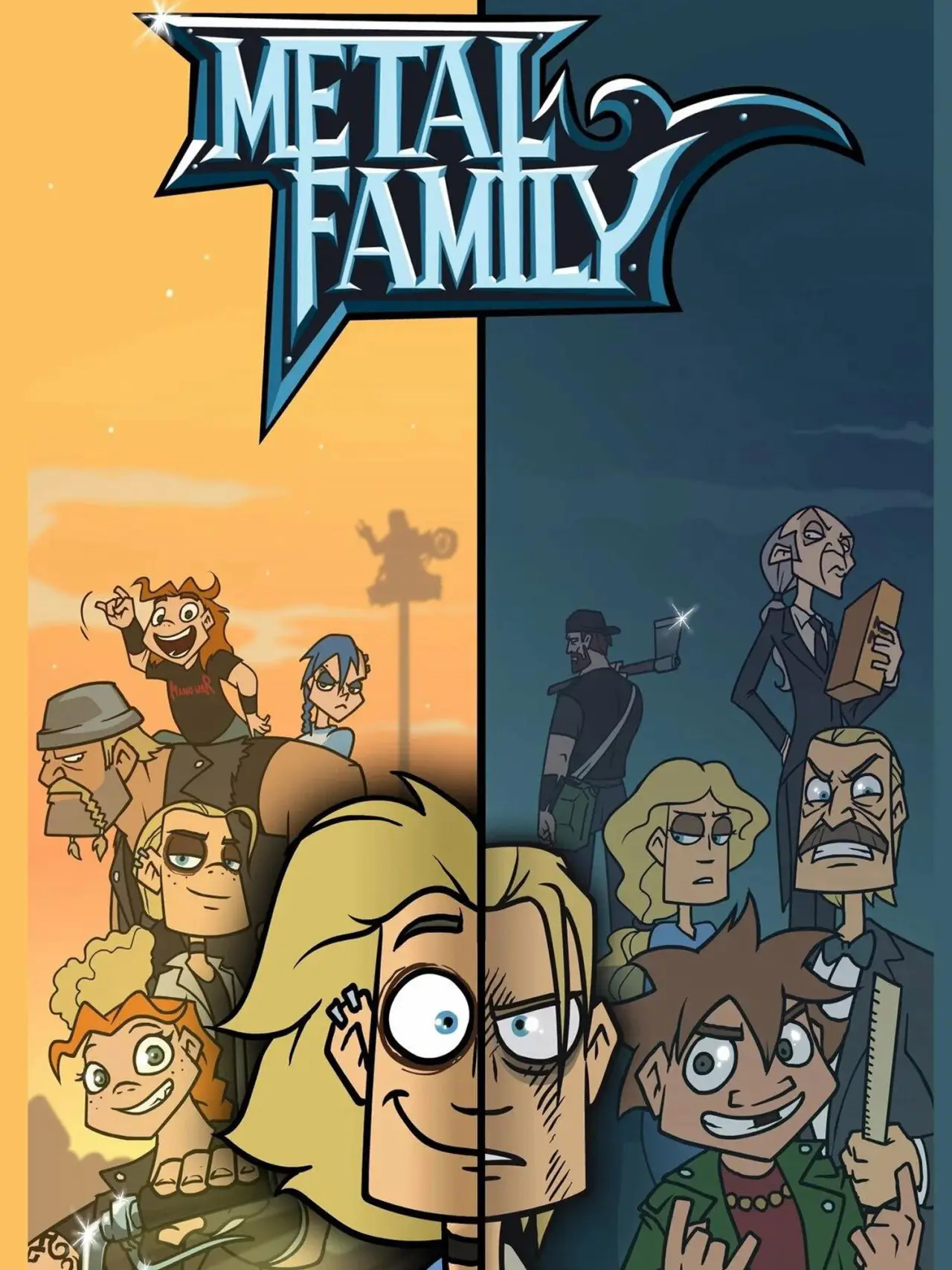 Постер к сериалу "Metal Family"