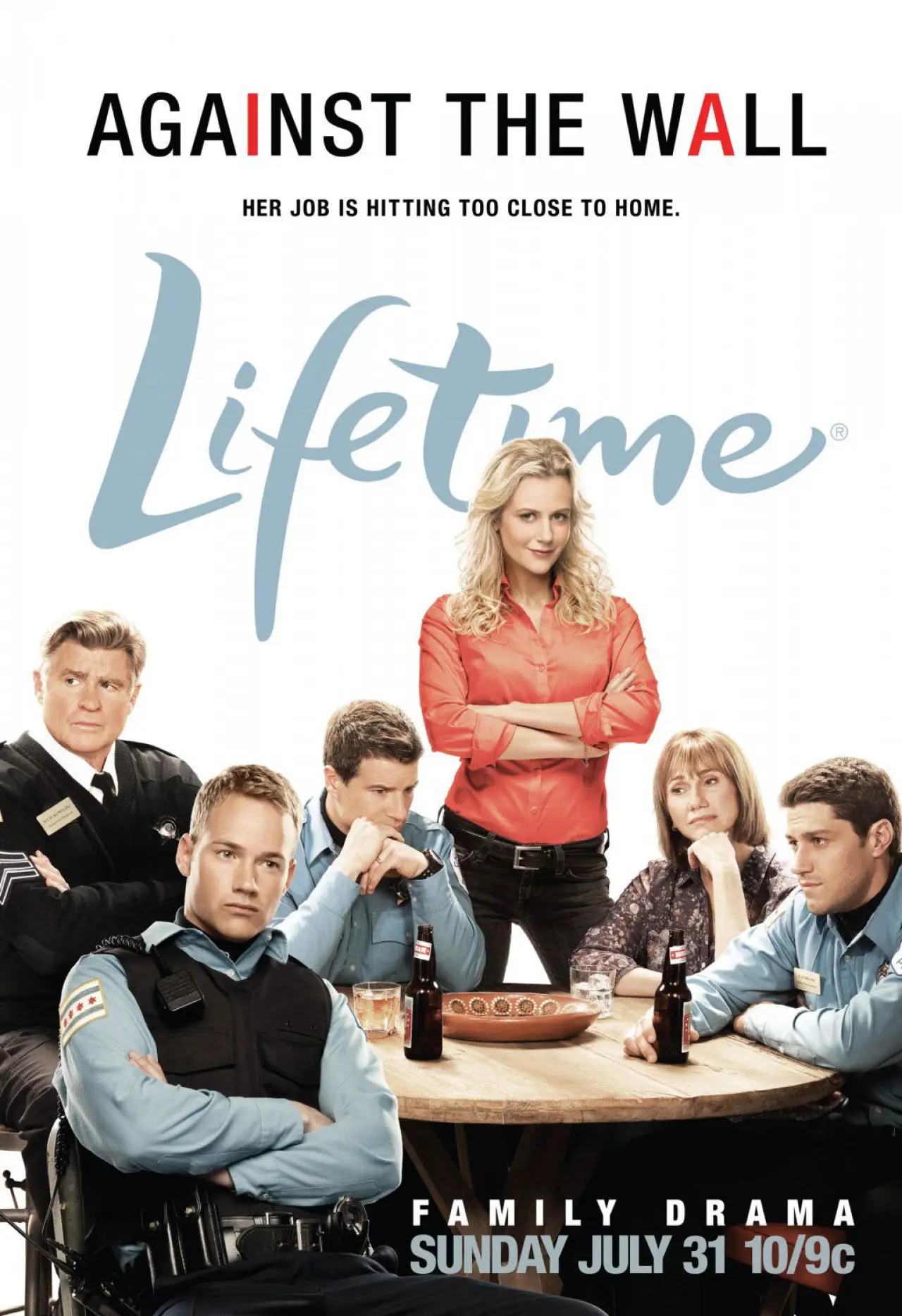 Постер к сериалу "Лицом к стене"