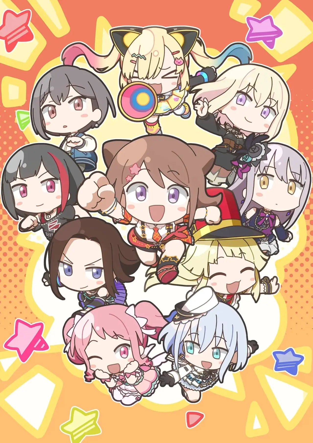 Постер к сериалу "GANSO! BanG Dream Chan"