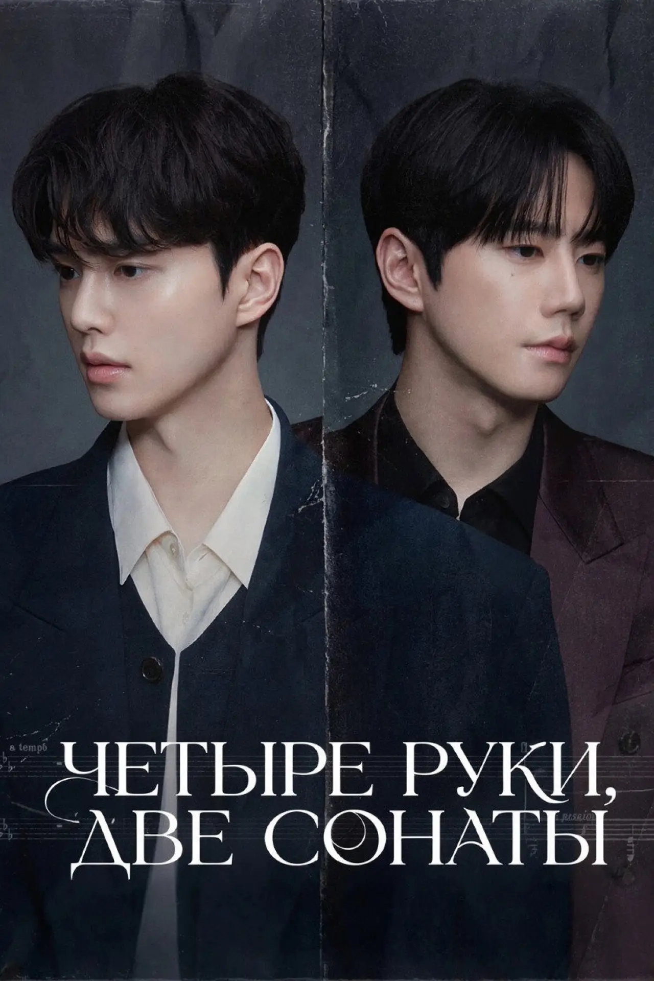 Постер к сериалу "Четыре руки, две сонаты"