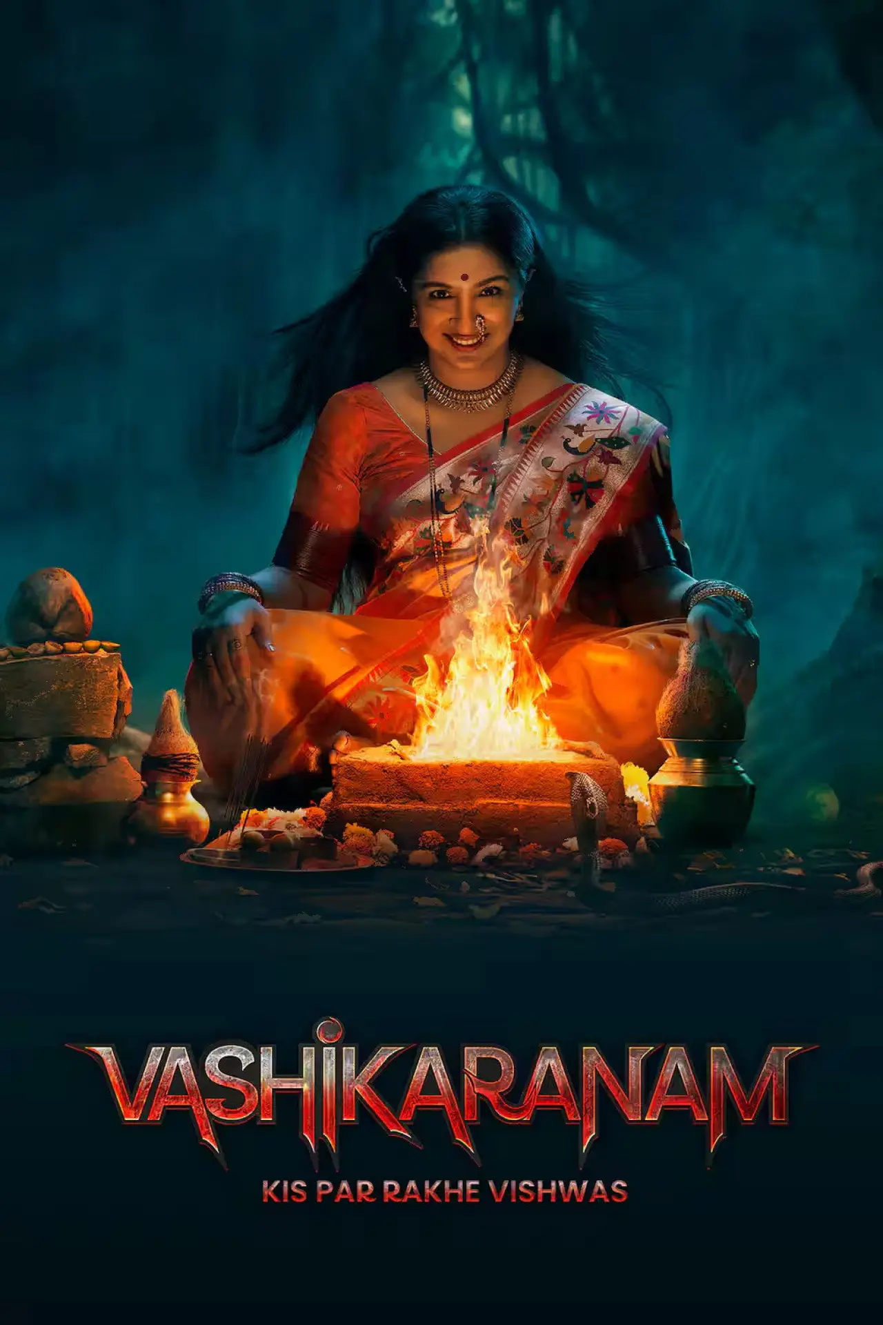 Постер к сериалу "Vashikaranam - Kis Par Rakhe Vishwas"