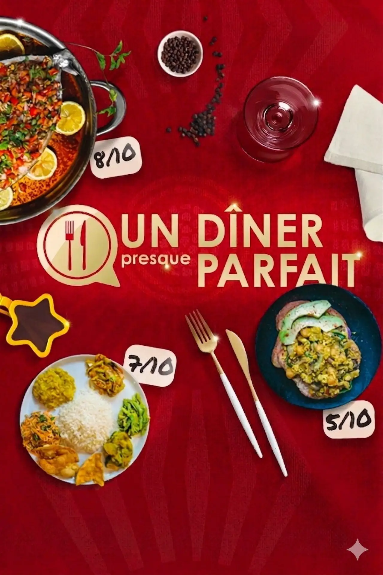 Постер к сериалу "Un dîner presque parfait Afrique"