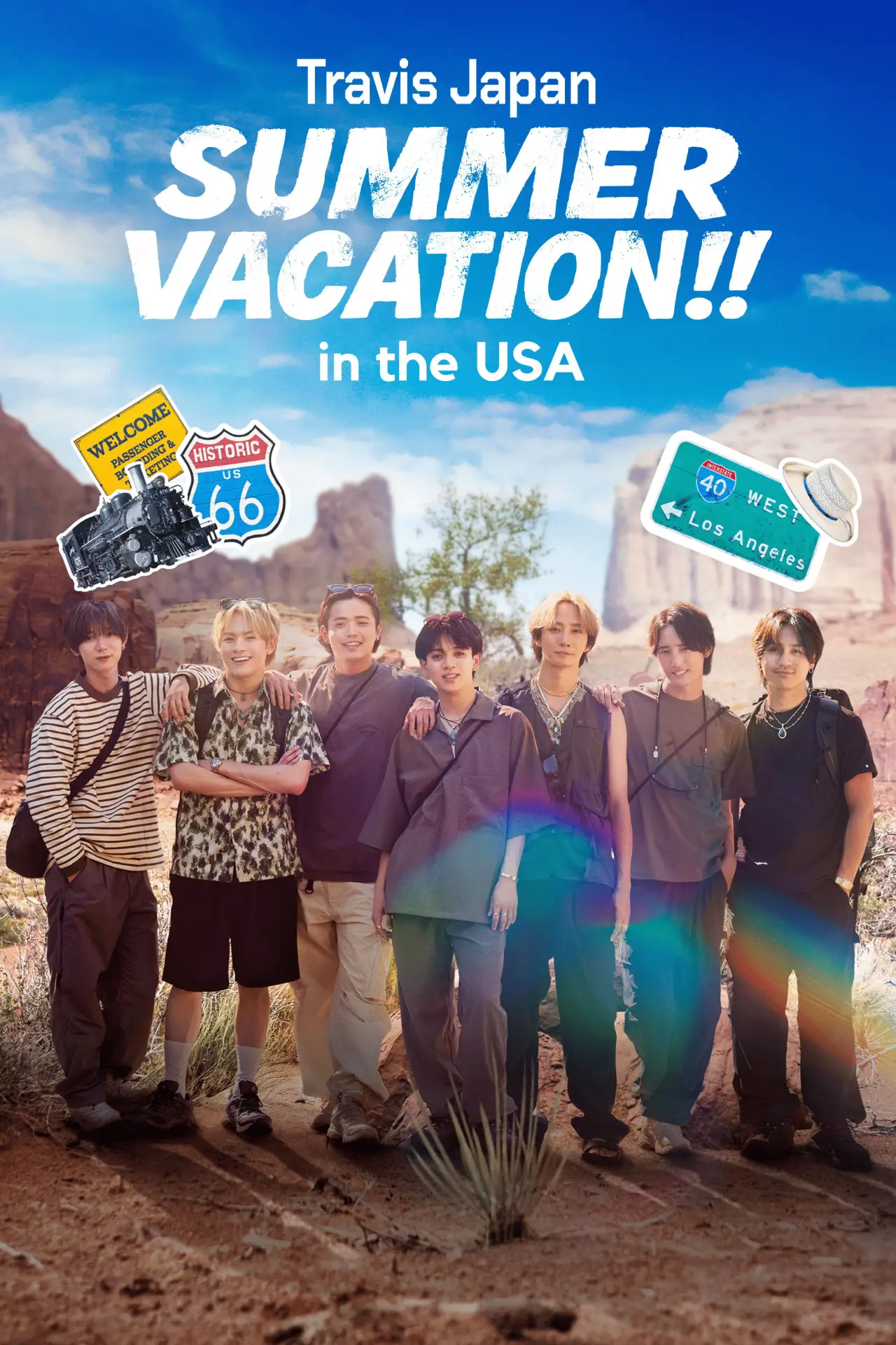 Постер к сериалу "Travis Japan Summer Vacation!! ―7人のアメリカ旅―"