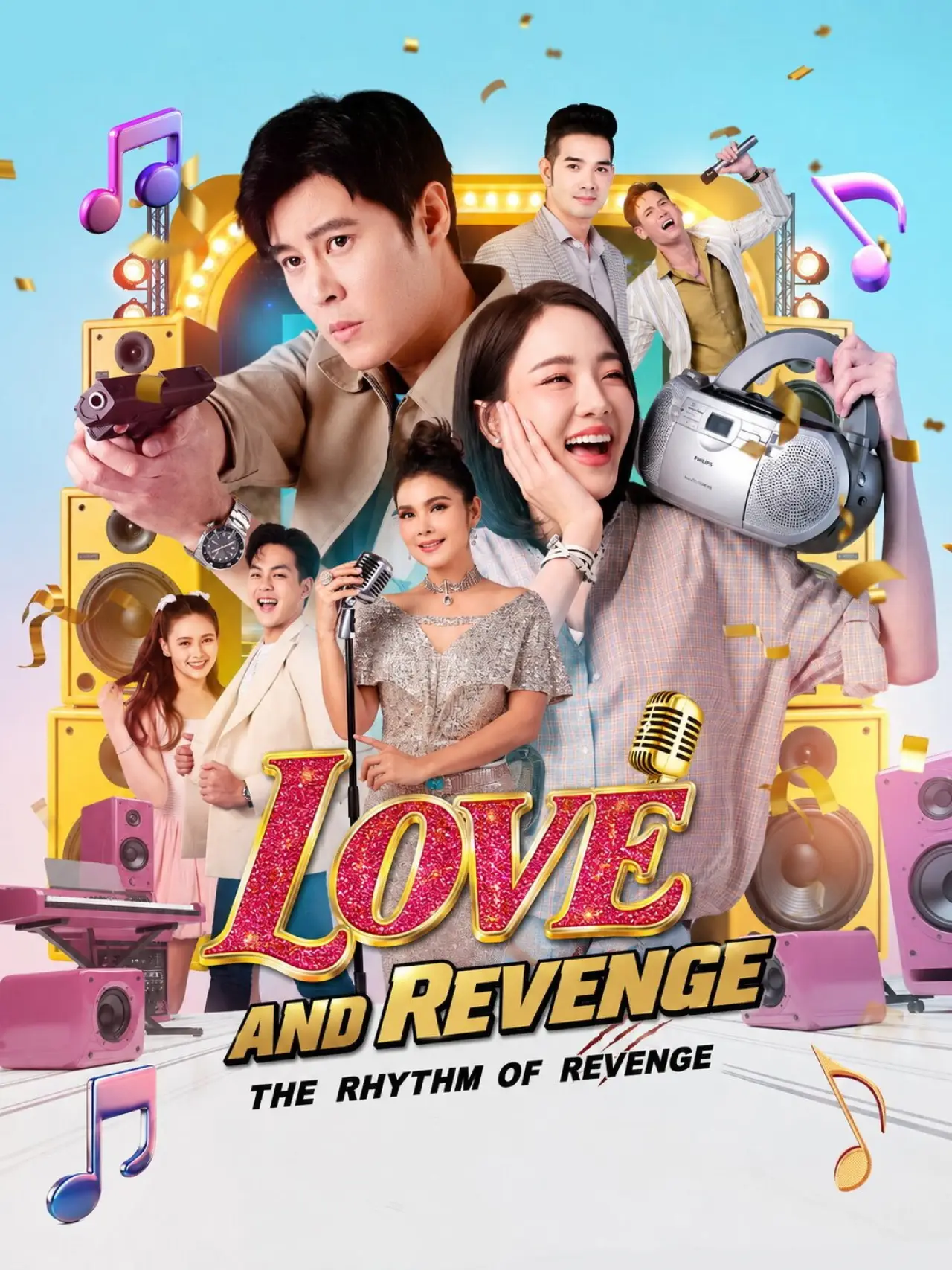 Постер к сериалу "เพลงรักพยัคฆ์ร้าย"
